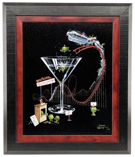 Lot - MICHAEL GODARD "EMOTIONAL ROLLERCOASTER" GICLEE ON CANVAS