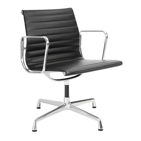 Vitra Aluminum EA 108 Office Chair M Swivel Black Corm