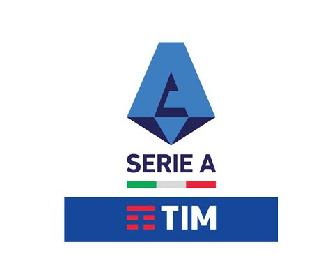 Serie A Logo Symbol With Name Design Italy Football Vector European