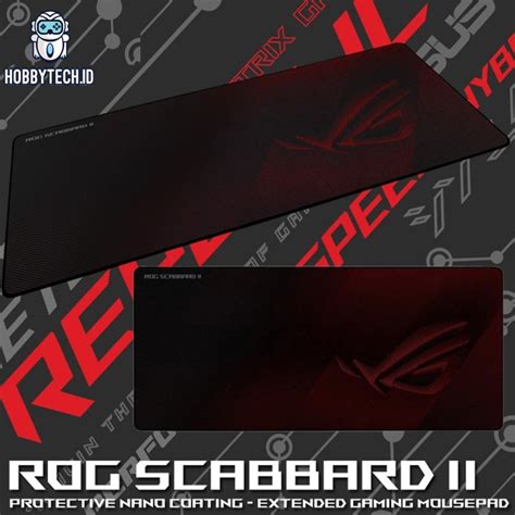 Jual ASUS ROG Scabbard II Extended Gaming Mousepad Shopee Indonesia