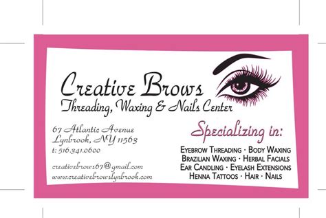 Creative Brows Threading Waxing And Nails Center