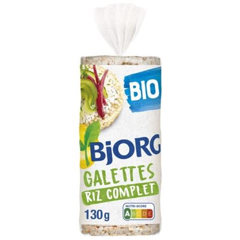 Bjorg Galettes Bio Riz Complet Bjorg