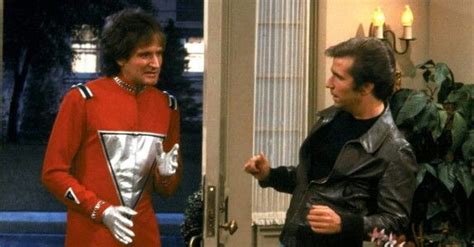 Mork From Ork Appeared 1st On Happy Days Then Mork Went On To Have His Own Show Mork And Mindy