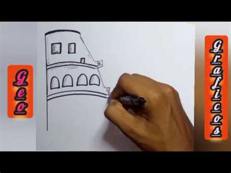 Como Dibujar El Coliseo Romano F Cil Youtube