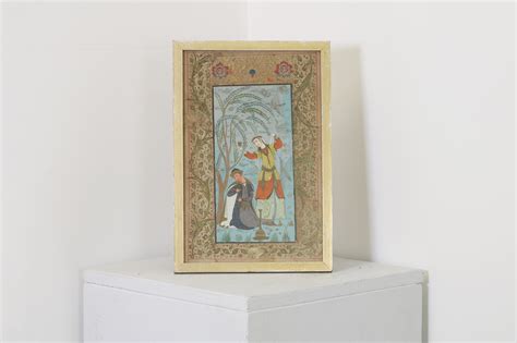 Lot 171 - A Safavid-style miniature,