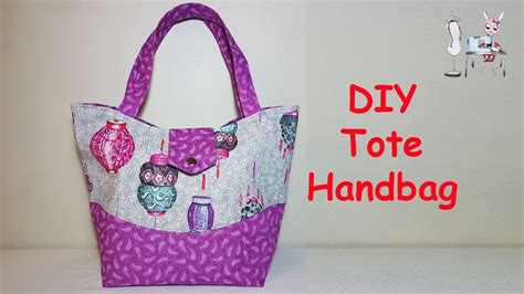 Diy Tote Bag Easy Tote Bag Sewing Tutorial Tote Bag Design Bag Sewing Tutorial Youtube