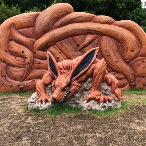 Nine Tailed Demon Fox In The World Biggest Naruto Theme Park 🦊