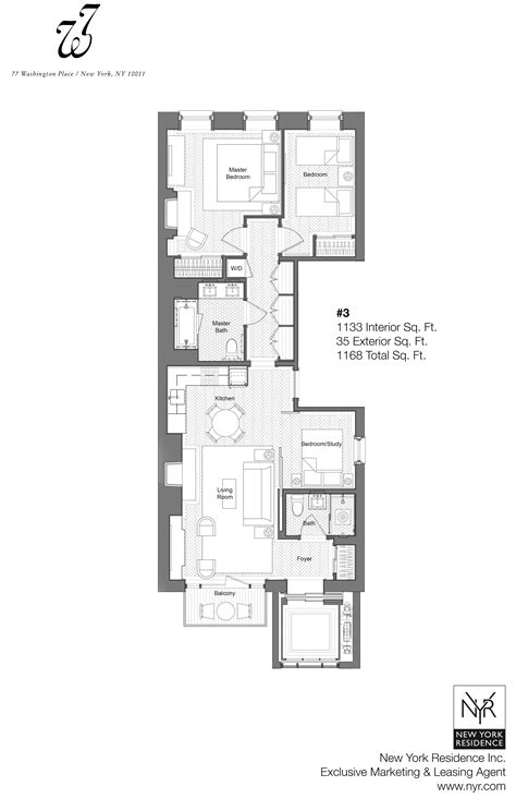 77 Washington Place | FLOOR PLANS