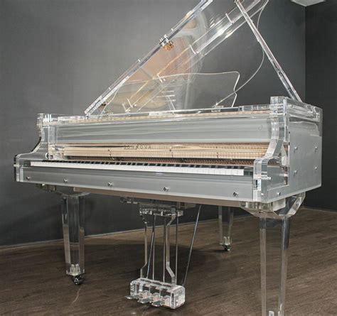 Sonnova Luminos Crystal Clear Acrylic Grand Piano Grand Pianos