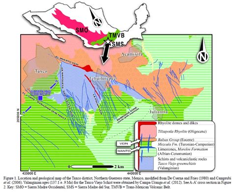 Geochronology Of Mexican Mineral Deposits Iii The Taxco Epithermal