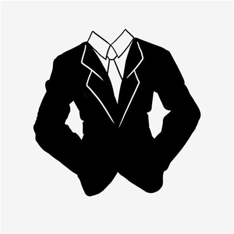 Handsome PNG Image, Simple And Handsome Black Suit, Hand Painted ...