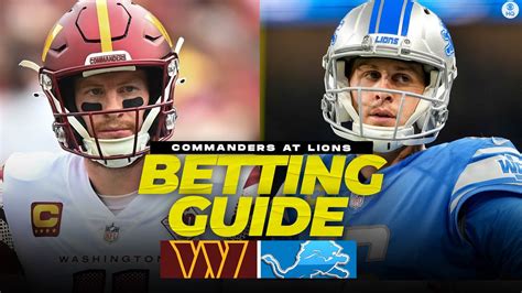 Commanders At Lion Betting Preview Free Expert Picks Props Nfl Week