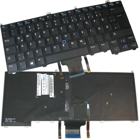 Genuine Qwertz German Backlit Keyboard With Trackpoint For Dell