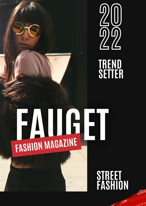 Page 16 Free Printable Editable Fashion Magazine Cover Templates