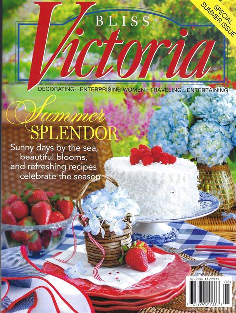 Victoria Bliss Magazine July August 2021 Summer Splendor Etsy