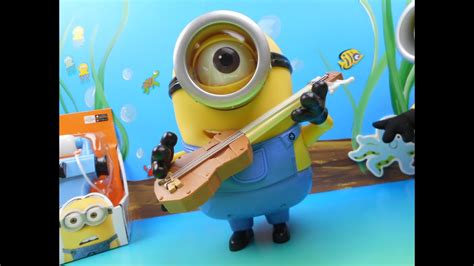 Minions Movie Exclusive Minion Stuart And His Guitar Youtube