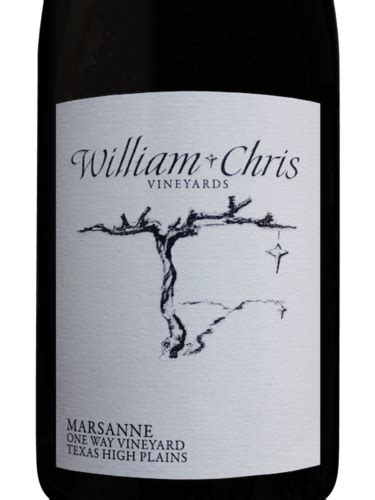 William Chris Vineyards One Way Vineyard Marsanne Vivino United States