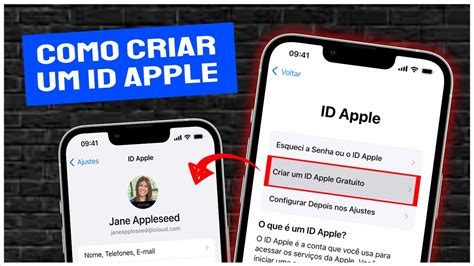 Como Criar Um Id Apple No Iphone Youtube