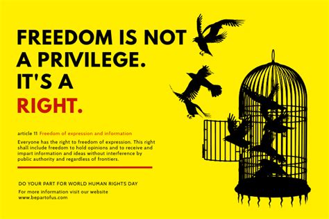 Civil Rights Freedom Poster Template Postermywall