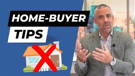 First Time Home Buyer Tips Avoid These Mistakes When Buying A House Youtube