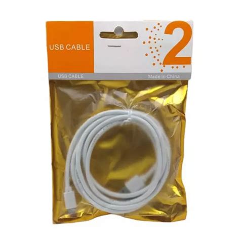 Cable De Datos Micro Usb Metro Blanco