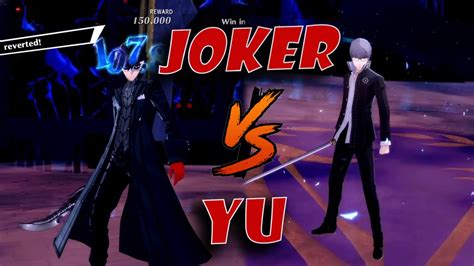 Persona 5 Royal Joker Vs Yu Narukami Solo High Score On Merciless