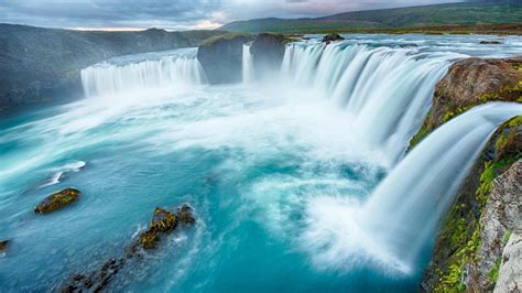 River Godafoss Nature Water Landscape P Rapid Body Of Water