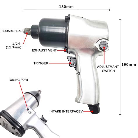 Yqy High Torque Pneumatic Air Impact Wrench 1 2 Air Impact Wrench And Air Impact Wrench High