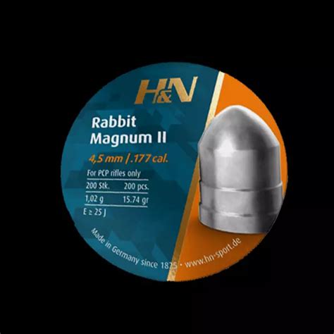 Balines H N Rabbit Magnum 15 74gr Cal 4 5mm X150 COLIHUE AVENTURA