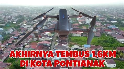 MENCOBA TERBANG JAUH DENGAN DRONE SJRC F22 4K PRO DI KOTA PONTIANAK