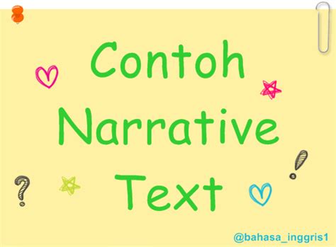 Contoh Narrative Text Bahasa Inggris Lengkap Belajar Bahasa Inggris