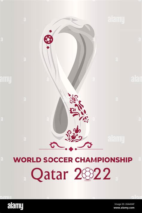 Mascota De La Copa Mundial De Qatar 2022 En Gradiente De Fondo Imagen Vector De Stock Alamy