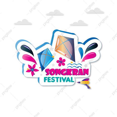 Songkran Festival Thai Vector Art PNG Creative Songkran Festival