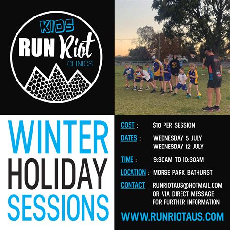 Kids Run Riot Winter Holiday Sessions