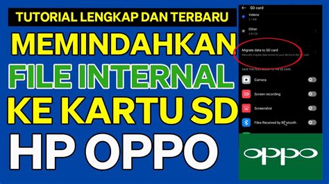 Cara Memindahkan File Internal Ke Sd Card Di Hp Oppo Youtube