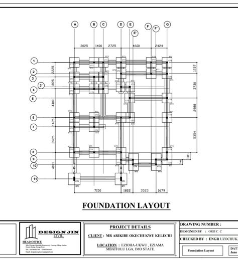 Engineering Foundation Design Building House Plans Designs Architectural Floor Plans Civil