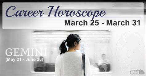 Gemini Career Horoscope For The Week Of March 25 2024