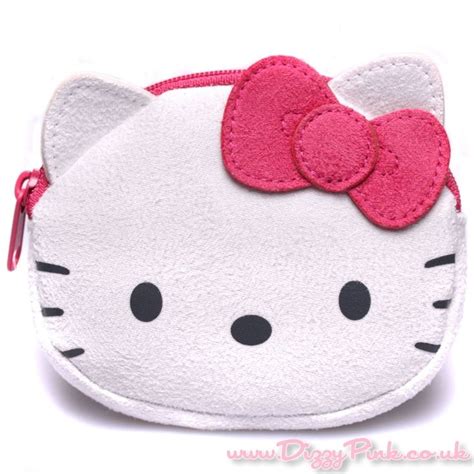 Hello Kitty Coin Purse Suede Pink Kitty Hello Kitty Accessories