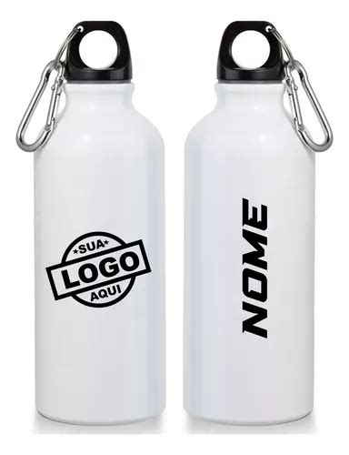 Garrafa Squeeze Personalizada Logo Marca Empresa Aluminio