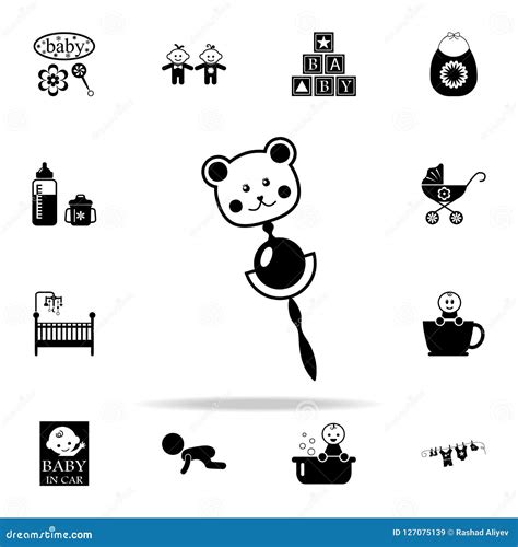 Baby Rattle Icon Baby Icons Universal Set For Web And Mobile Stock