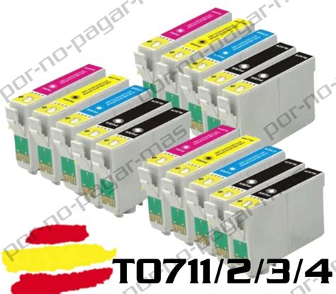 X T T T T T Cartuchos De Tinta Para Epson Stylus