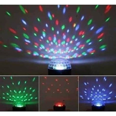 Bola Maluca Led Rgb Hologr Fico Dmx Usb Pontos De Luz No Shoptime