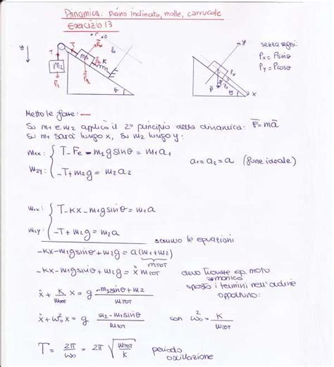 Fisica 1 Dinamica Esercizio 13 La MatePratica