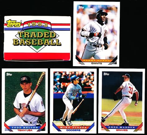 Lot Detail Topps Traded Baseball Factory Set Of