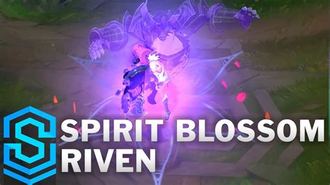 Spirit Blossom Riven Skin Spotlight League Of Legends Youtube