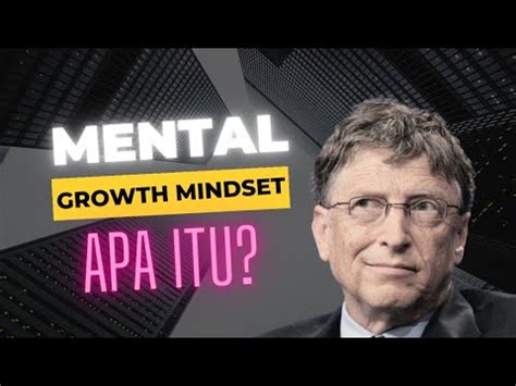 Ubah Pola Pikir Ubah Nasib Raih Sukses Dengan Growth Mindset YouTube