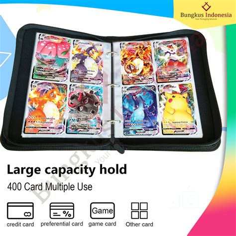 Jual 400PCS Buku Album Kartu Pokemon Buku Album Holder Kartu Game Buku