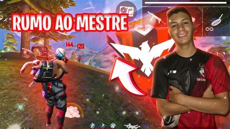 LIVE ON FREE FIRE AO VIVORUMO A MESTRECARREGANDO O PATRÃO