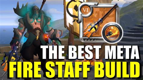 BEST META Fire Staff Build Corrupted Dungeon Solo PvP Albion