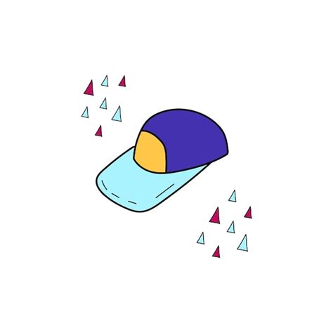 Premium Vector Sports Cap Head Summer Hat Vector Illustration